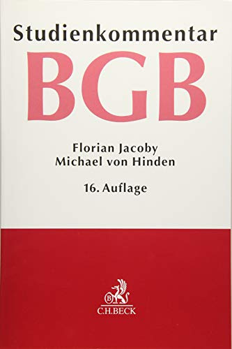 Bürgerliches Gesetzbuch: Studienkommentar