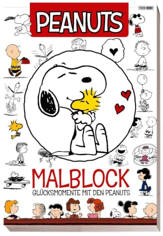 Peanuts: Malblock - Glücksmomente mit den Peanuts: Malblock