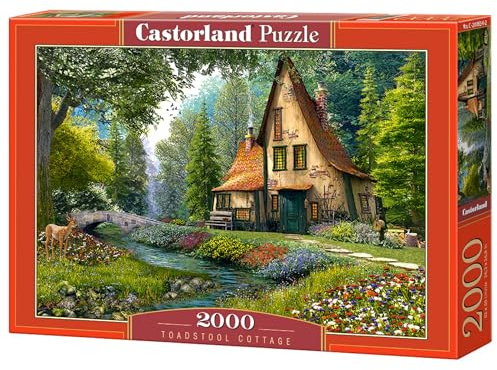 Castorland C-200634-2 Toadstool Cottage, Puzzle 2000 Teile