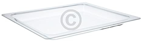 Backblech hoch BOSCH 00114537 Glasschale 380x320x32mmmm HMZ10GP für | Mikrowellenherd, AEG Electrolux Juno Zanker Zanussi 900004003092, Miele 4422420, Neff Z6290X0