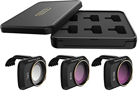 Fututech CPL ND8 ND16 Objektivfilter für DJI Mini 4K SE Mavic Mini 2 Objektivschutz, Zubehör, Drohne, wasserdicht, kratzfest (CPL x 1 ND8 x 1 ND16 x 1)