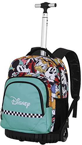 Disney Unisex Kinder Disney Fan Gts Trolley-rucksack FAN GTS Trolley-Rucksack Squares, Mickey Mehrfarbig, Einheitsgröße