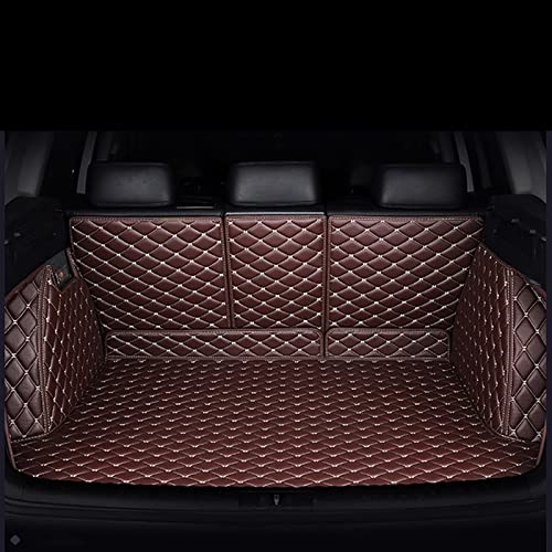 Schutzmatte Kofferraum Kofferraummatten Custom Für Mercedes A/b/c/e/s/g Klasse Cla CLB CLS CLK Gla Glb Glc Gle Gls Gt Für Metris Ml Auto Leder Teppiche Abdeckung (Color : Kaffee)