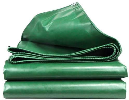 Telone di Plastica Impermeabile Telone di Copertura Con Occhielli Robusti Avvolgimento D'angolo per Tetti, Personalizzabile Qulamrdk (Color : Green, Size : 5x8m)