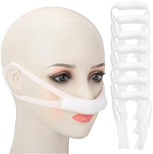 7 Stück Nasenverband,Nasenverband mit Ohrschlaufen,Nasenverbandhalter,Komfortabel und Saugfähig,Stretch Verbandhalter Hoher Absorptionsfähigkeit Latexfre