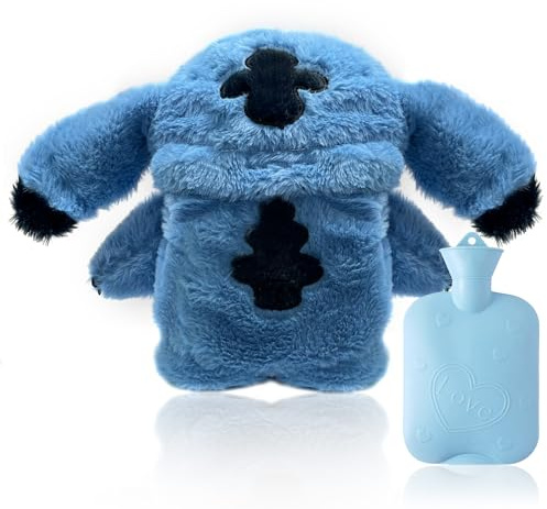 Anime Wärmflasche Kuscheltier - Abnehmbare und Waschbare Plüschtier Mit Bezug, Cartoon Geschenke für Jungen Mädchen Familie Freund