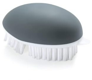 Brosse à légumes pour pommes de terre - Antidérapante - Prise en main confortable - Flexible et rigide - Ristles B pour laver les pommes de terre, les œufs, les champignons - Avec extracteur de points