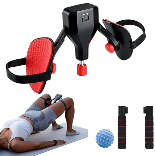 DAIDAILI Smart Clip Pelvic Floor Muscle Trainer for Women Kegel Trainer with 0-77LB Resistance & LCD Counter | (Black)