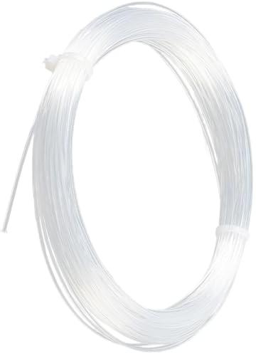 GORGECRAFT Rotolo di Stecche in Plastica Trasparente 1.2mm*25m Strisce Trasparenti Corsetti Stecche in Fettuccia Bastoncini Modellanti Strisce di Supporto Indumenti Modellanti Reggiseni Abiti da Sera