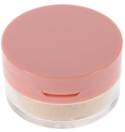 Baluue Polvo Suelto Control de Grasa Tono Claro con Aplicador de Borla, Textura Ligera y Transpirable, Resistente al Sudor y Agua, Maquillaje Facial Mate para Uso Diario y Viajes