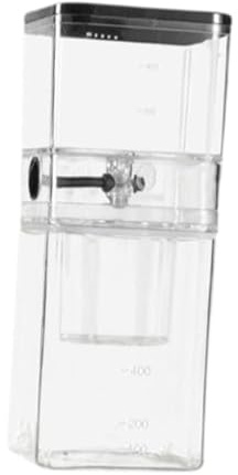 GiaoRosi Cafetera de Goteo Frío Jarra de Café Cafetera para Infusión Lenta Cafetera Compacta Material PP Fuerte Adecuada para Cocina Oficina Viajes, Blanco, tal como se describe