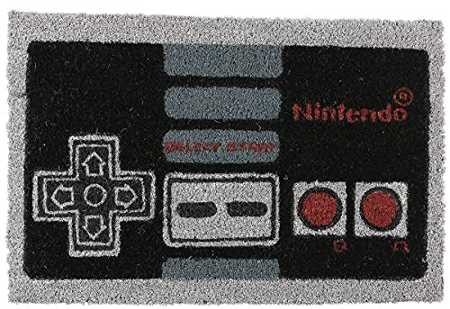 Nintendo NES Controller Unisex Felpudo Multicolor PVC 40 x 60 cm