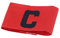 BESPORTBLE Kapitänsbinde Kinder Fussball Klett: Justierbarer Kapitänsbinde Fussball Kinder Herren Fußball-Rugby-Basketball-Spieler-Bänder Rote Armbinde