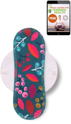 Compresas Reutilizables Ecológicas de Algodón Orgánico (Single L); Compresas de Tela Lavables HECHAS EN LA UE; Compresas Tela Mujer Organico alas para menstruación, postparto, incontinencia