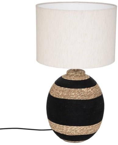Atmosphera - Lampe boule Jorik - métal - noir - H58 cm