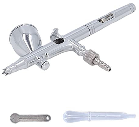 Glomora Premium-Airbrush-Set, Einstellbare Sprühsteuerung aus Kupfermaterial Für Präzise Handwerkskunst Und Kuchendekoration