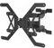 Hama TV Wall Mount Swivelling, Tiltable, Slim (TV Wall Mount 37-90 Inches, VESA 100 x 100 to VESA 600 x 400, up to 40 kg, Extendable Bracket, Cable Manager, with Fischer Dowels) Black