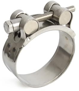 Morsetti per tubi di scarico in acciaio inossidabile da 31 mm - 62 mm Morsetti per tubi di scarico in acciaio inossidabile per scarico centrale Collegare l'installazione di guarnizioni fisse, 36,39 mm