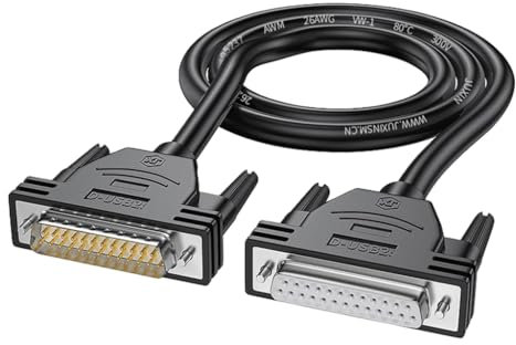 Cavo di prolunga seriale DB25 lungo 50 cm-10 m per computer e stampanti 26 AWG D-SUB 25 pin connettori cavo linea