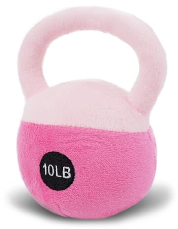 Lullaberry - Juguete sensorial de pesa rusa para bebés de 12 cm - Mi primer sonajero suave para bebé en rosa - Seguro y fácil de agarrar - Perfecto para padres activos