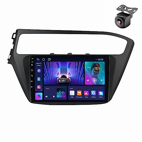 Android 14 Autoradio für Hyundai i20 2018 2019 GPS Navigation 9 Zoll Kapazitiver Touchscreen Auto Stereo Mit Multimedia-Player Car Radio FM RDS Bluetooth Carplay Android Auto (M150CP 4core 2+32G)