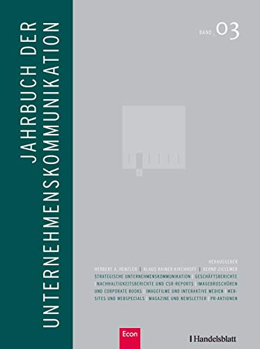 Jahrbuch der Unternehmenskommunikation 2009: Band 03