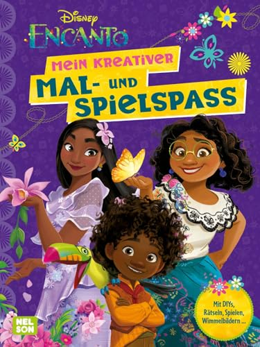 Disney Encanto: Mein kreativer Mal- und Spielspaß: Magische DIYs, Rätsel, Spiele und Malbilder | für Kinder ab 4 Jahren