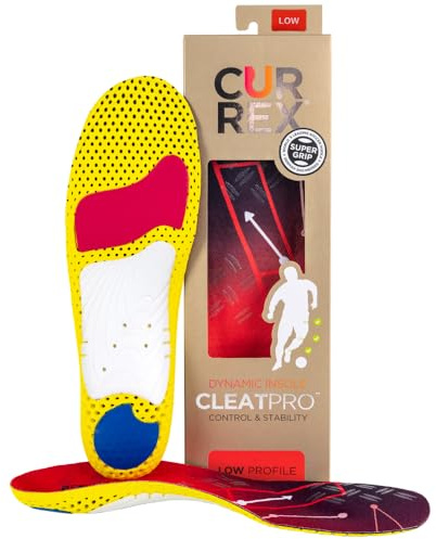 Currex Sottopiede CleatPro - La vostra nuova dimensione nel calcio. Soletta dinamica per scarpe da calcio o scarpe con tacchetti.