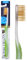 Cepillo de dientes manual mediano para adultos, cepillo de dientes con hilo dental dorado, verde Royal Denta
