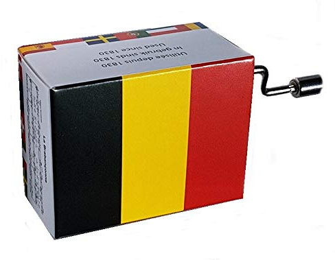 Fridolin Nationalhymne Hymne Belgien Spieluhr Minidrehorgel, La Brabanconne Kurbelwerk