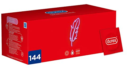 Durex Preservativos, Multicolor, 144 Unidad (Paquete de 1)
