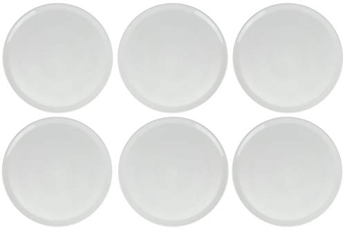 Retsch Arzberg Lot de 6 assiettes à pizza XXL en porcelaine de qualité supérieure, diamètre 33 cm