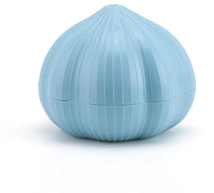 Presse à ail créatif et mignon - Moulin à ail rotatif manuel - Pour ail/piment/gingembre (bleu clair)