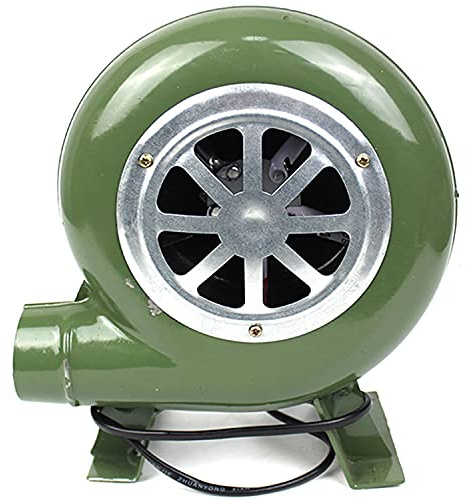 OFUNGO Ventilador de Aire del Ventilador, soplador de forja de Herrero eléctrico Mini Barbacoa Fan Air Blower Grill Picnic Accesorios de Estufa de Campamento for Barbacoa Fire Bellows (Size : 80W)