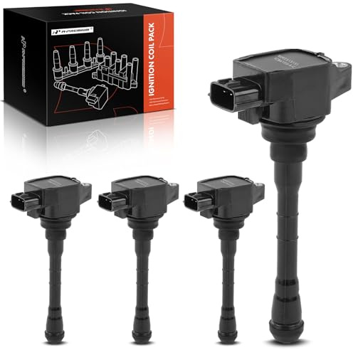A-Premium Ignition coil Packs Compatible with Nissan Altima 2019-2021, Rogue 2021-2022, L4 2.5L, 4-PC Set