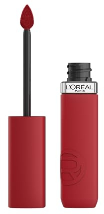 L'Oréal Paris Rossetto Liquido, Colore Intenso, Formula Matte a Lunga Durata, Con Acido Ialuronico, Resistente alle Sbavature, Infaillibile Matte Resistance, Tonalità: 425 Afterwork Drink, 5 ml