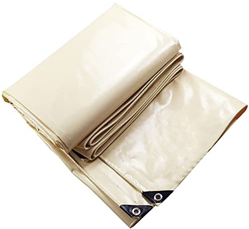 LEOSXA Épaissir la bâche de Toit en Tissu de Pluie Gazebo imperméable à l'eau Bâche de Protection Solaire Tissu de carport extérieur (Taille: 13.1X16.4ft / 4X5m)