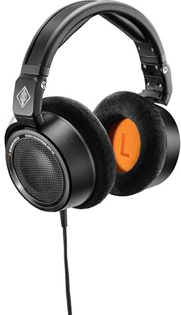 Neumann NDH 30 Black Edition Cuffie Cablato A Padiglione Studio Nero