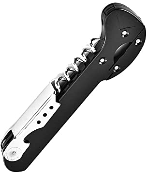 Corkscrew Foil Cutter 3 in 1 Bottle Opener Multifunctional Corkscrew for Kitchen Restaurant Chateau Bar Waiters Friend Corkscrew for Beer Bar Restaurant