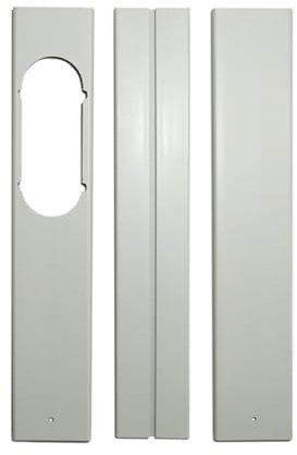 KICHI 3PCS Placca Kit Finestra Regolabile Portatile per Parti di Ricambio Condizionatore d'Aria Accessori di Ricambio Fissaggio Finestra Condizionatore d'Aria-55CM