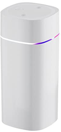 Humidificadores para dormitorio Humidificador de 600ml, difusor de aceite esencial de aromaterapia, luz nocturna, humidificador de aire purificado, máquina de aire fresco USB ultrasónico Humidificador