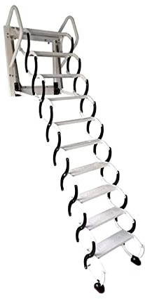 Scale a Muro Scaletta per Soffitta Retrattile Scala per Soffitta Abbassabile Scale per Soffitta Pieghevoli per Esterni per Scaletta per Soffitta Retrattile con Braccioli