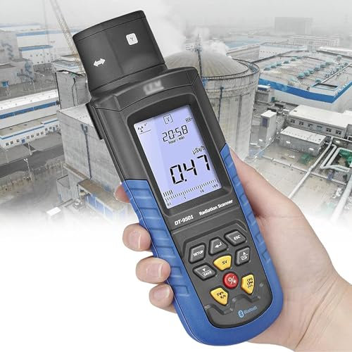 Nuclear Radiation Detector, High Sensitivity Geiger Counter for α, β, γ, χ Rays, Portable LCD Dosimeter for Home, Laboratory, and Outdoor Safety Monitoring