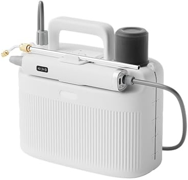 Pulverizador eléctrico de jardín 5L, Herramientas eléctricas riego Flores for Mini pulverizador atomización con batería Litio 2200mAh, Motor de Niebla(Set-D-3m Tube)