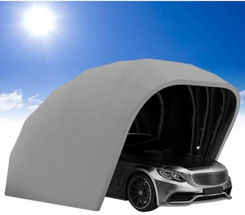 Toldo retráctil de acero inoxidable para cochera, refugio plegable, garaje móvil semiautomático para vehículos
