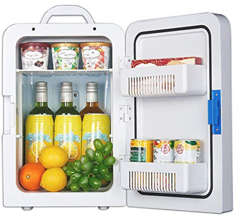 MU Mini Frigorifero Portatile - Il Frigorifero Compatto da 20 Litri Contiene 30 lattine da 330 ml,Blu
