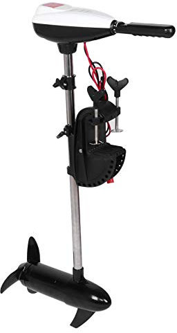 Outboard Motor Engine, 12V 60lb Thrust Electric Boat Engine Pr ler 624W Strong Power with LED Battery Indicator