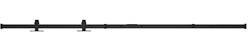 vidaXL Kit Mini Anta Scorrevole Armadio in Acciaio al Carbonio 122 cm
