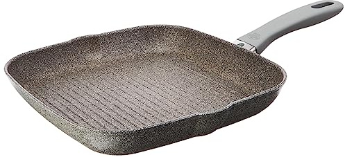 BALLARINI Poêle à frire carrée 28 cm Murano Grillowa Granitowa