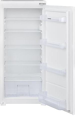 TELEFUNKEN EK123S200E Einbaukühlschrank ohne Gefrierfach | 122cm Nische | Schlepptür-Technik | 193 Liter Nutzinhalt | Temperaturregelung | Weiß